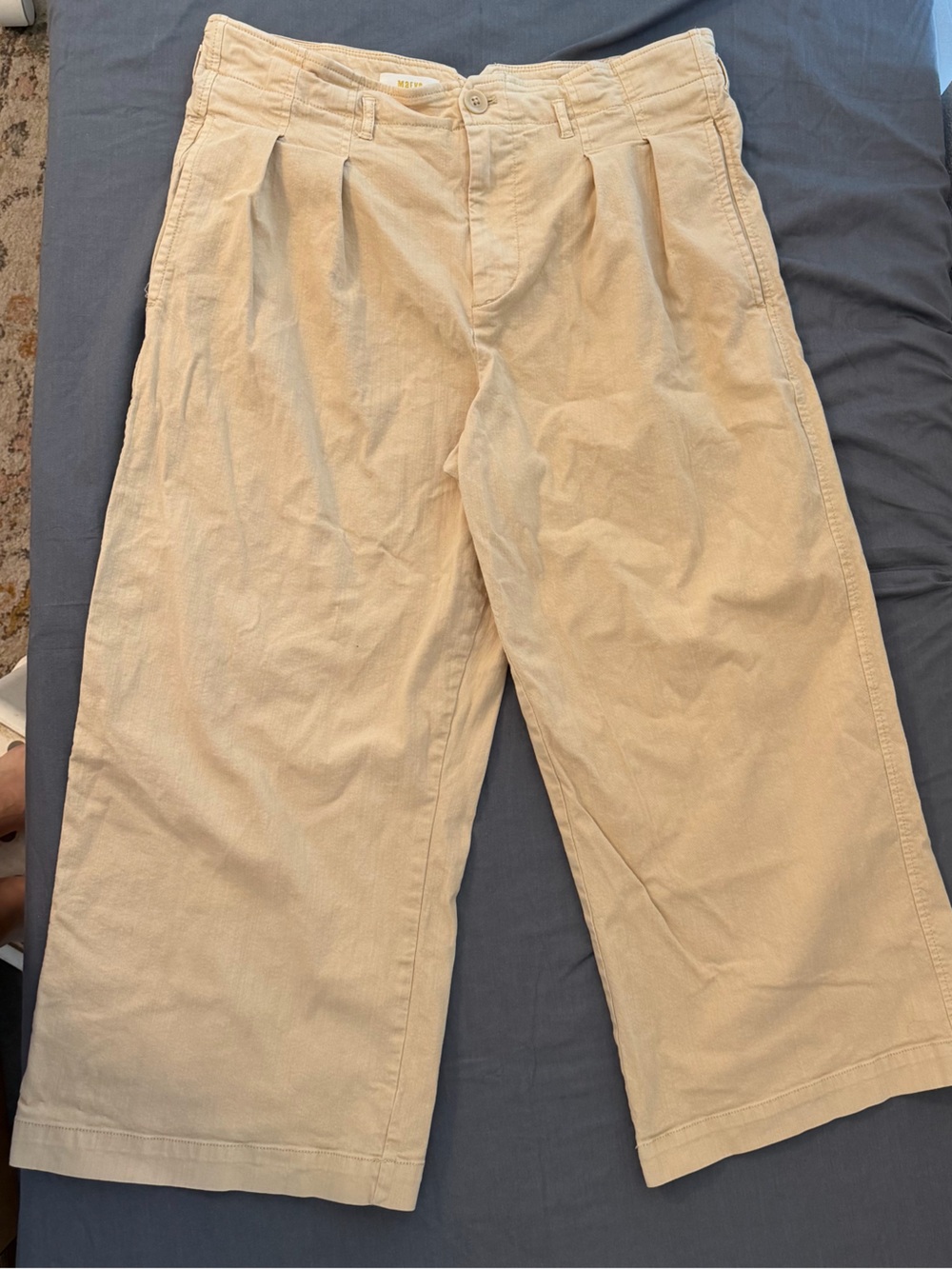 Anthropologie Women’s Khaki Chinos in Light Beige